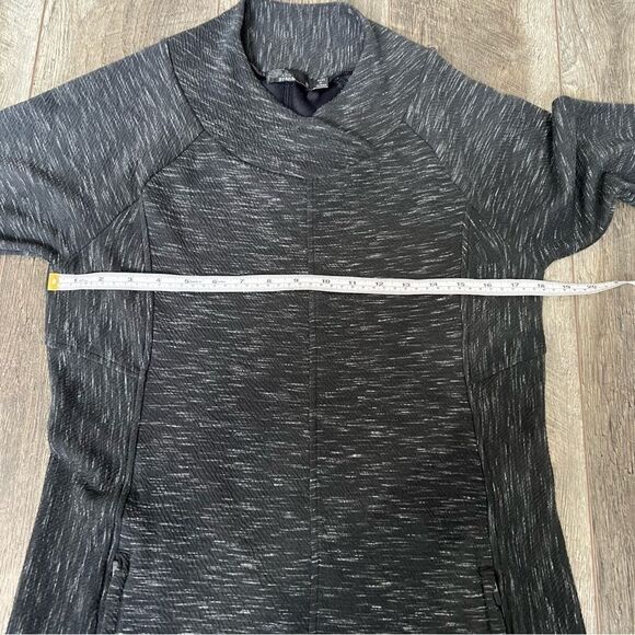 prAna Women's Sindri Dress Long Sleeve Zippered Pockets, Dark Gray Size Medium - Picture 14 of 16